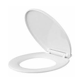 White Toilet Seat image 1