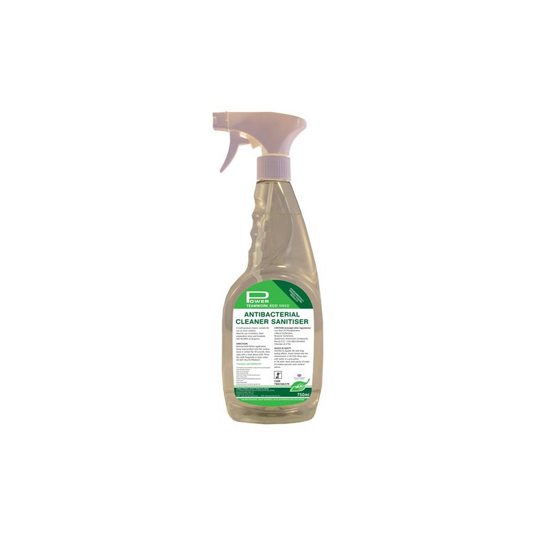 Teamwork Eco Antibacterial Cleaner Sanitiser- 750ml image 1 Teamwork Eco Antibacterial Cleaner Sanitiser- 750ml image 1