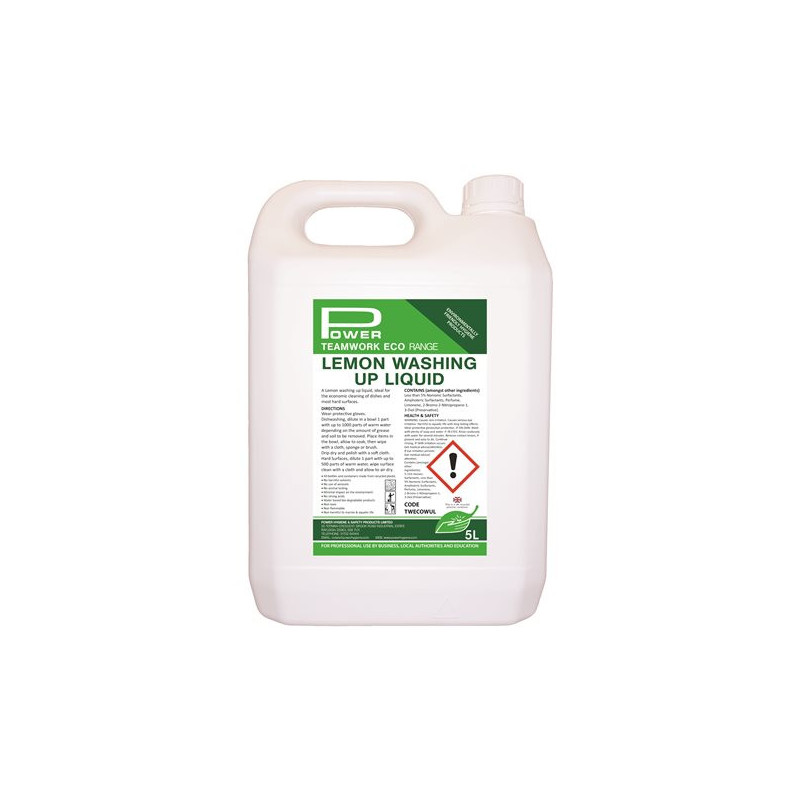 Teamwork Eco Washing up Liquid – 5 Litre image 1 Teamwork Eco Washing up Liquid – 5 Litre image 1