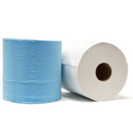 Blue Centrefeed 2 Ply Rolls image 1