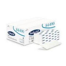 Bulky Soft Flushable V-fold Hand Towels image 1