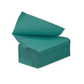 Green Interfold Hand Towels image 1