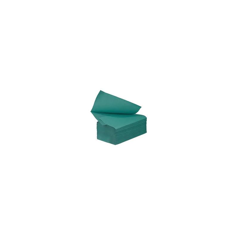 Green Interfold Hand Towels image 1 Green Interfold Hand Towels image 1