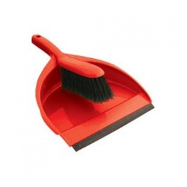 Soft Dustpan and Brush – Colour Coded image 1