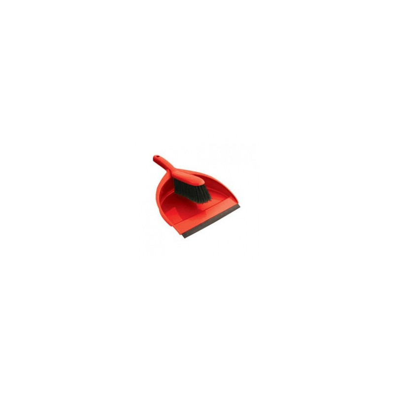 Soft Dustpan and Brush – Colour Coded image 1 Soft Dustpan and Brush – Colour Coded image 1