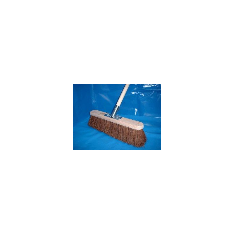 Stiff Natural Bassine Platform Broom 18 inch (complete with Handle) image 1 Stiff Natural Bassine Platform Broom 18 inch (complete with Handle) image 1