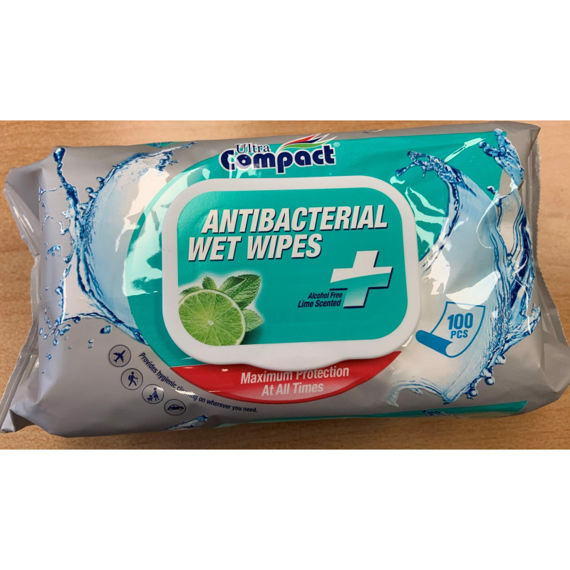 Antibacterial disinfectant wipes x 100 image 1 Antibacterial disinfectant wipes x 100 image 1