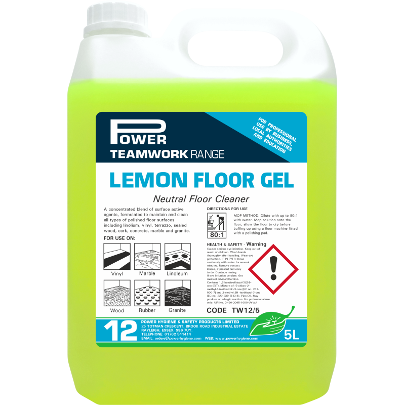 Teamwork 12 Lemon Floor Gel image 1 Teamwork 12 Lemon Floor Gel image 1