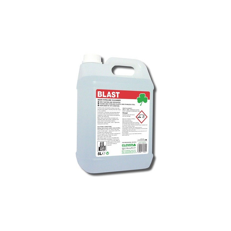 Blast heavy duty beer line cleaner x5ltr image 1 Blast heavy duty beer line cleaner x5ltr image 1