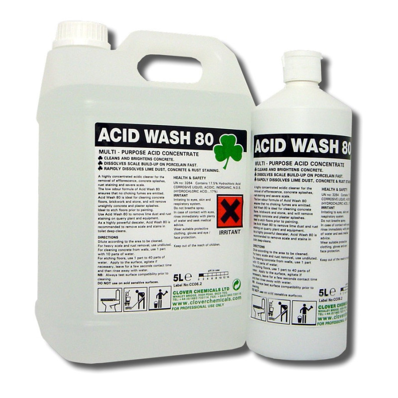 Clover Acid Wash 80 – 1 Litre image 1 Clover Acid Wash 80 – 1 Litre image 1