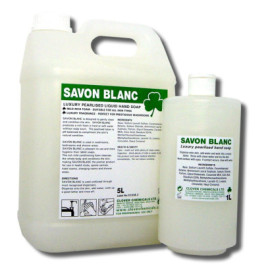 Clover Savon Blanc Soap 5 Litres (White pearlised hand soap) image 1