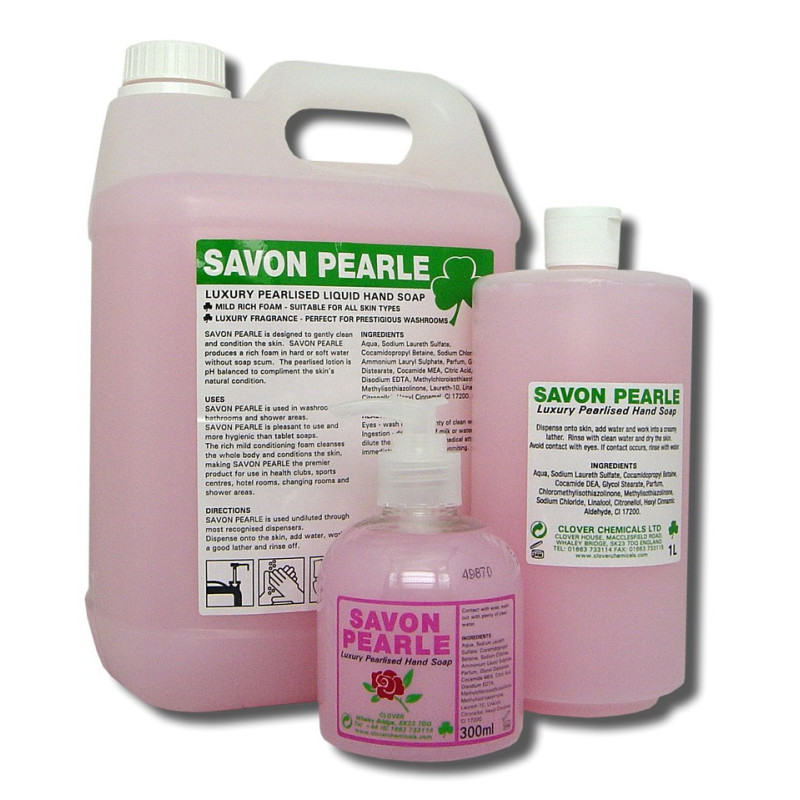 Clover Savon Pearle Soap 5 Litres image 1 Clover Savon Pearle Soap 5 Litres image 1