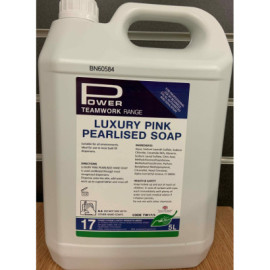 Teamwork 17 Luxury Pearlised Pink Soap – 5 Litre image 1