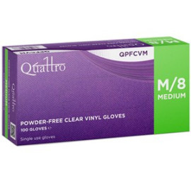 Vinyl Gloves Clear Powder Free image 1