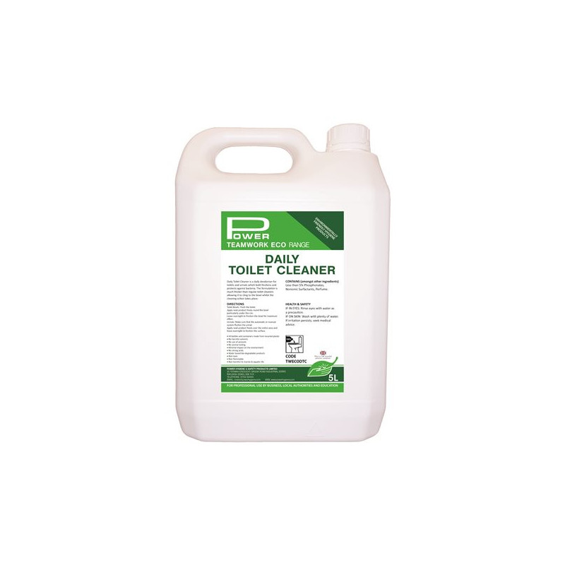 Teamwork Eco Daily Toilet Cleaner – 5 Litre image 1 Teamwork Eco Daily Toilet Cleaner – 5 Litre image 1