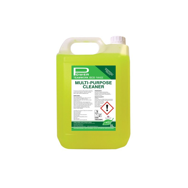Teamwork Eco Multi Purpose Cleaner – 5 Litre image 1 Teamwork Eco Multi Purpose Cleaner – 5 Litre image 1