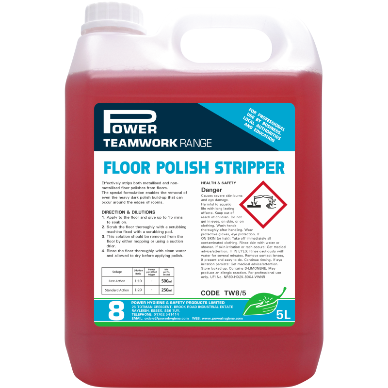 Teamwork 9 Rinse Free Stripper – 5 Litre image 1 Teamwork 9 Rinse Free Stripper – 5 Litre image 1