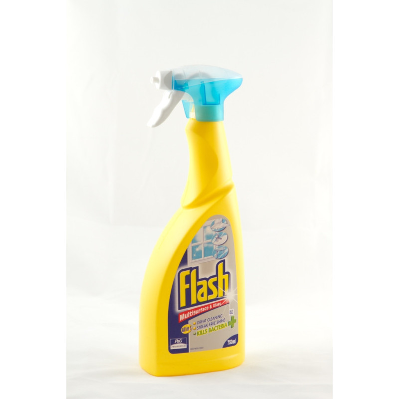 Flash Multi Surface and Glass Cleaner 750ml Trigger Spray image 1 Flash Multi Surface and Glass Cleaner 750ml Trigger Spray image 1
